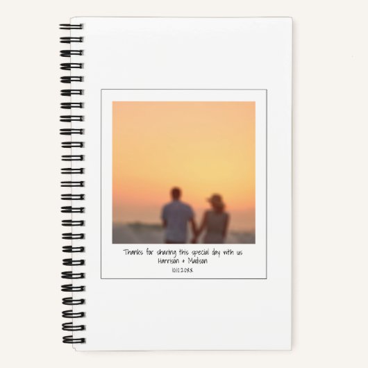 De onmiddellijke namen van de fotoreparkvrienden v notitieboek (Voorkant)