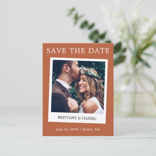 De onmiddellijke Stijl van de Camera sparen de Dat Briefkaart (Staand voorkant)