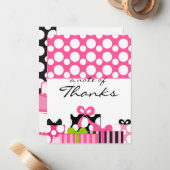 De onmogelijke bruiloft Stack bedankt nota nr. 5 Notitiekaartje (Voorkant / Achterkant in situ)