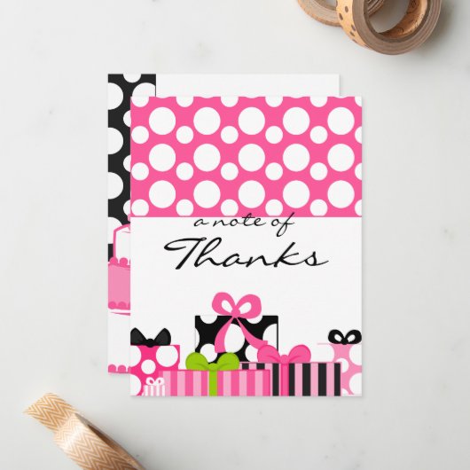 De onmogelijke bruiloft Stack bedankt nota nr. 5 Notitiekaartje (Voorkant / Achterkant in situ)