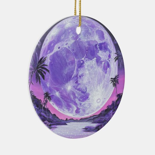 "de Onmogelijke Maan"- Keramisch Ornament (Rechts)