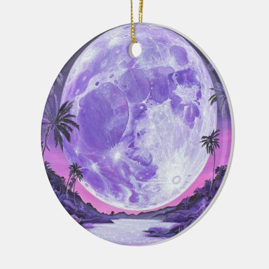 "de Onmogelijke Maan"- Keramisch Ornament (Links)