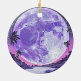 "de Onmogelijke Maan"- Keramisch Ornament
