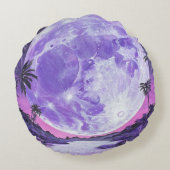 "de Onmogelijke Maan"- Rond Kussen (Achterkant)