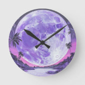 "de Onmogelijke Maan"- Ronde Klok (Voorkant)