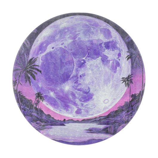 "de Onmogelijke Maan"- Snijplank (Voorkant)