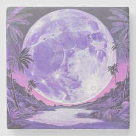 "de Onmogelijke Maan"- Stenen Onderzetter