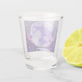 De Onmogelijke Maan-Sticker Shot Glas (Achterkant)