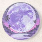 "de Onmogelijke Maan"- Zandsteen Onderzetter (Voorkant)