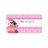 De onmogelijke namen van het haardbalspoor etiket (Voorkant)