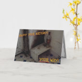 De onplezierige Kaart van de Verjaardag (Gele Bloem)