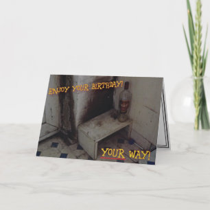 De onplezierige Kaart van de Verjaardag