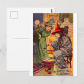 De onschadelijke Halloween charmes Briefkaart (Voorkant / Achterkant)