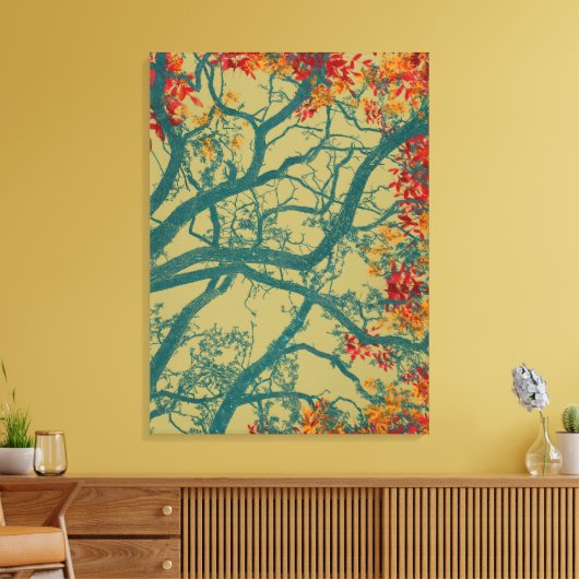 De onschatbare waarde van bomen canvas afdruk (Insitu (Woonkamer))