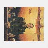 De onsterfelijke Harpy Fleece Deken (Voorkant (Horizontaal))