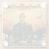 De onsterfelijke Harpy Glazen Onderzetter (Achterkant)