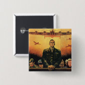 De onsterfelijke Harpy Vierkante Button 5,1 Cm (Voorkant /achterkant)