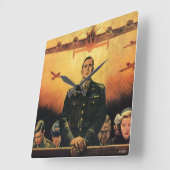 De onsterfelijke Harpy Vierkante Klok (Hoek)