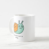 De onsterfelijke slak (slakkenmoord) koffiemok (Voorkant links)