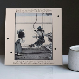 De onstopbare Vintage van de koker Tegeltje