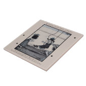 De onstopbare Vintage van de koker Tegeltje (Zijkant)