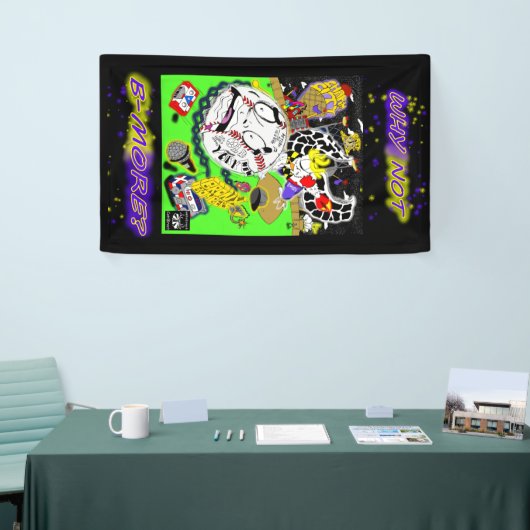 De onstuimige Baltimorees Spandoek (Beurs)