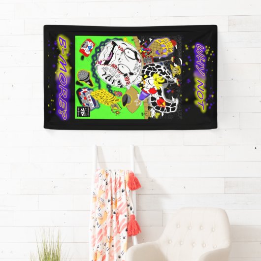 De onstuimige Baltimorees Spandoek (Insitu)