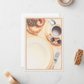 De ontbijtclub © notitiekaartje (Voorkant / Achterkant in situ)