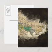 De ontbinding van het Western Rijk 476 AD Briefkaart (Voorkant / Achterkant)