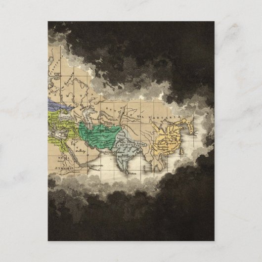 De ontbinding van het Western Rijk 476 AD Briefkaart (Voorkant)
