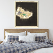 De ontbinding van het Western Rijk 476 AD Canvas Afdruk (Insitu (Slaapkamer))