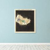 De ontbinding van het Western Rijk 476 AD Canvas Afdruk (Insitu (Houten vloer))