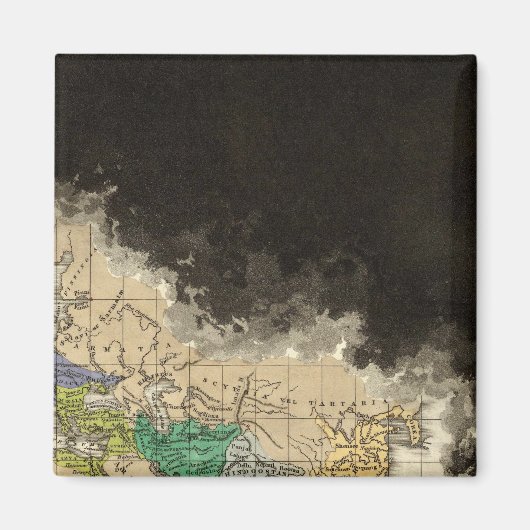 De ontbinding van het Western Rijk 476 AD Magneet (Voorkant)