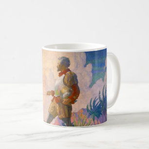 De ontdekker door Newell Convers Wyeth Koffiemok