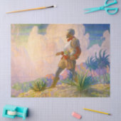 De ontdekker door Newell Convers Wyeth Tissuepapier (Craft)