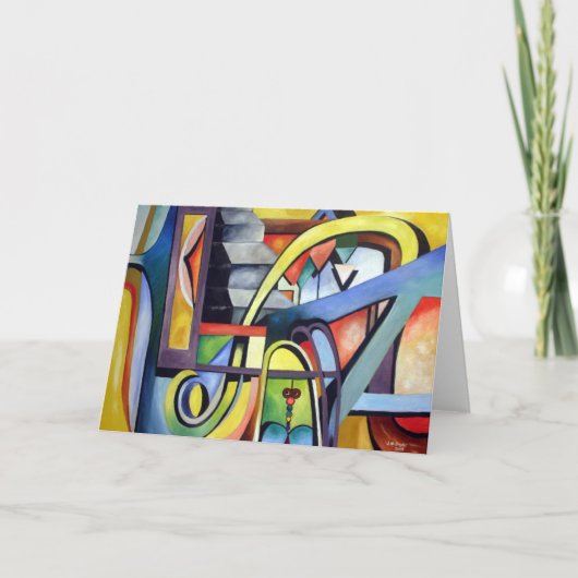 De ontdekking - Spatie notecard Kaart (Voorkant)