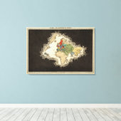 De ontdekking van America 1498 AD Canvas Afdruk (Insitu (Houten vloer))