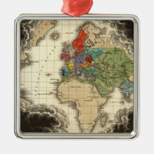 De ontdekking van America 1498 AD Metalen Ornament