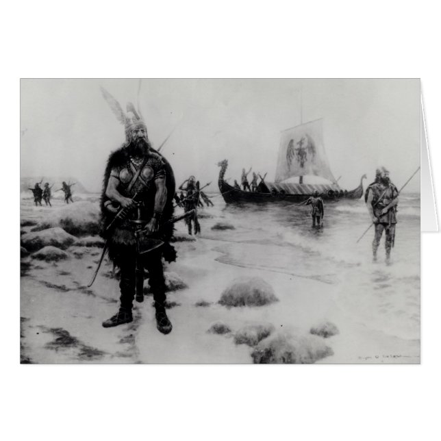 De ontdekking van Amerika door Leif Eriksson (Voorkant Horizontaal)