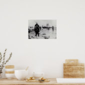 De ontdekking van Amerika door Leif Eriksson Poster (Keuken)