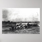 De ontdekking van de Mississippi door de Soto Poster (Voorkant)