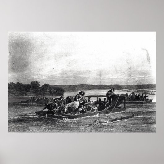 De ontdekking van de Mississippi door de Soto Poster (Voorkant)