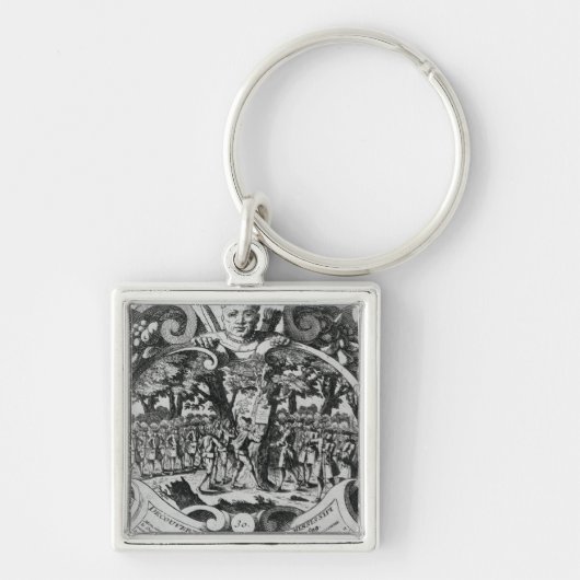 De ontdekking van de Mississippi Sleutelhanger (Voorkant)