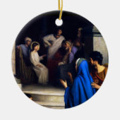 De ontdekking van onze Heer Keramisch Ornament (Voorkant)