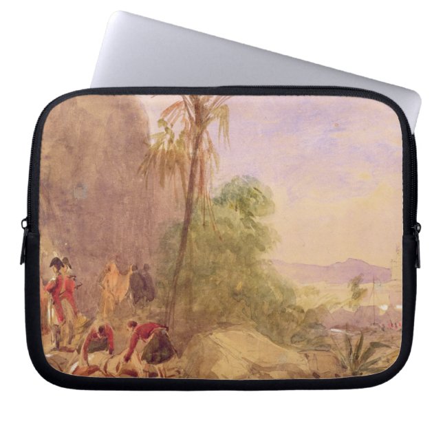 De ontdekking van Tipu's lichaam bij de waterpas b Laptop Sleeve (Voorkant)