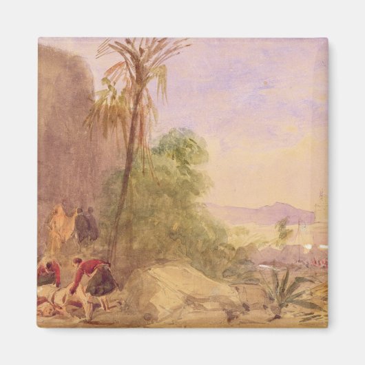 De ontdekking van Tipu's lichaam bij de waterpas b Magneet (Voorkant)