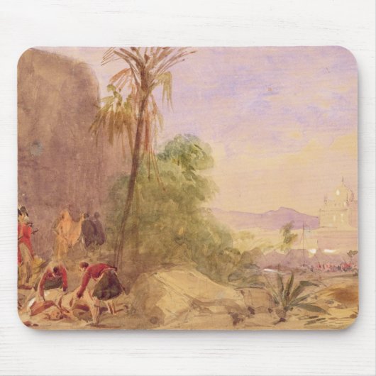 De ontdekking van Tipu's lichaam bij de waterpas b Muismat (Voorkant)