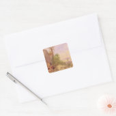 De ontdekking van Tipu's lichaam bij de waterpas b Vierkante Sticker (Envelop)