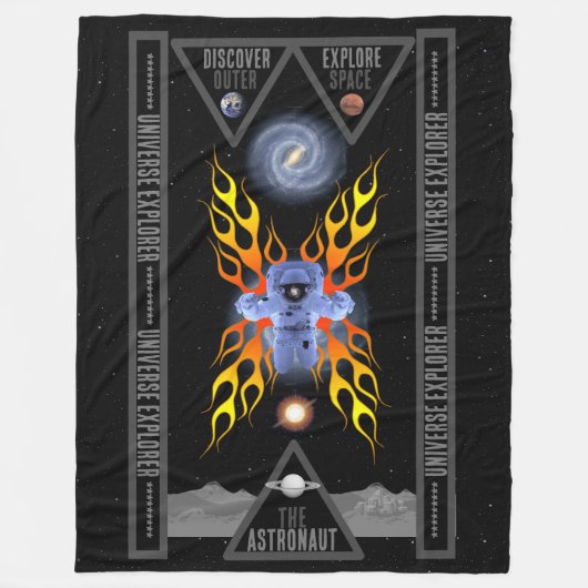 De ontdekkingsreiziger fleece deken (Voorkant)