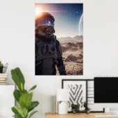 De Ontdekkingsreiziger van het Onbekende Poster (Thuiskantoor)